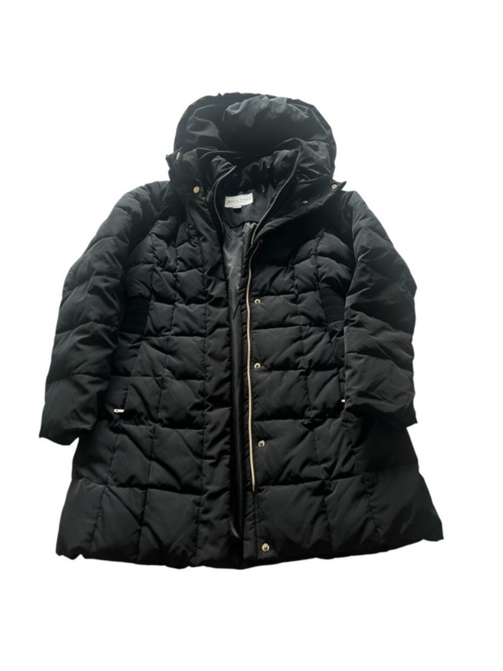 Cole Haan Signature Zip-Front Puffer Coat Size S/P